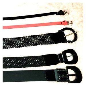 Belts $7 a piece or $20 for all